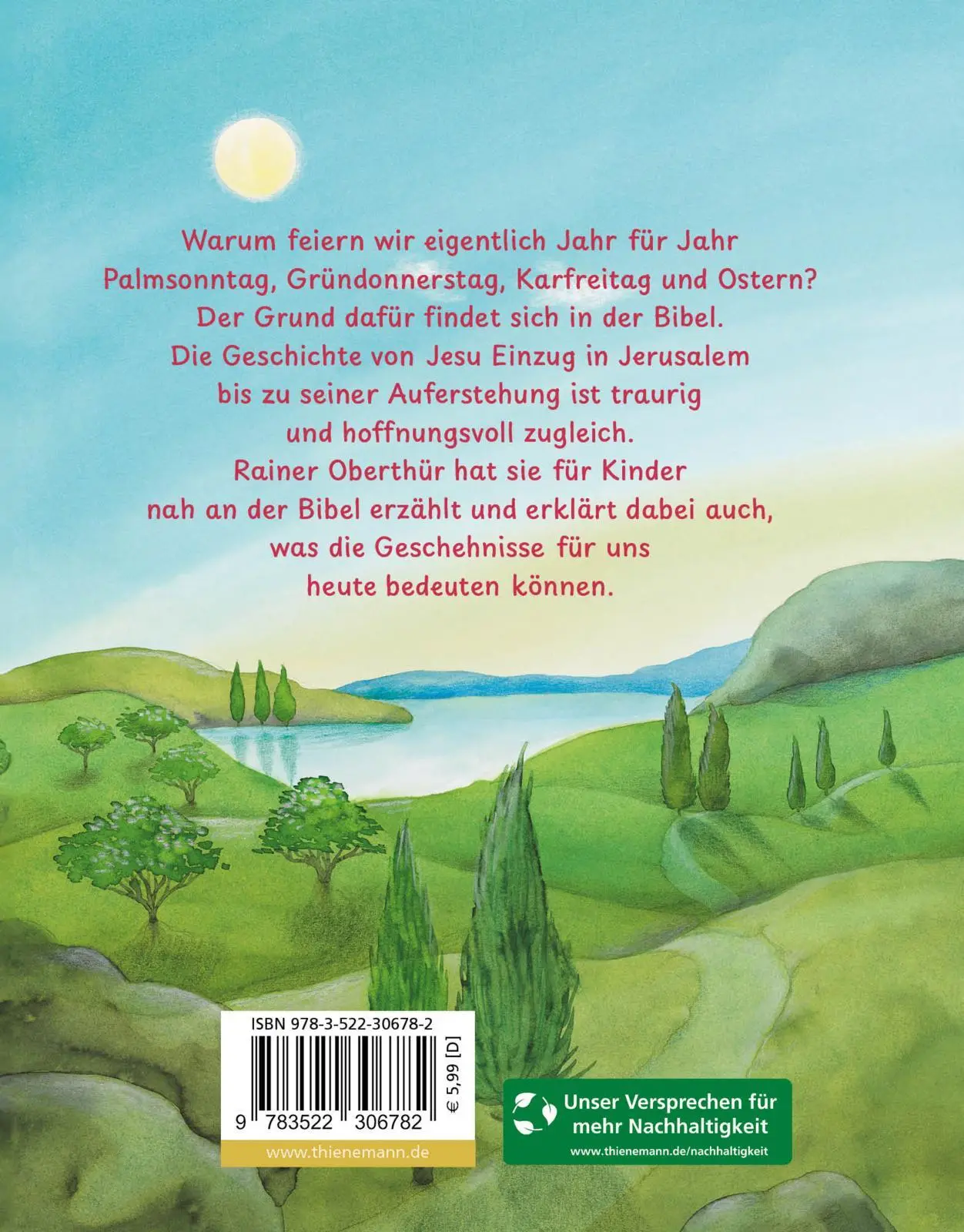 Rückseite: 9783522306782 | Die Ostererzählung | Ostern für Kinder erklärt Miniausgabe | Oberthür