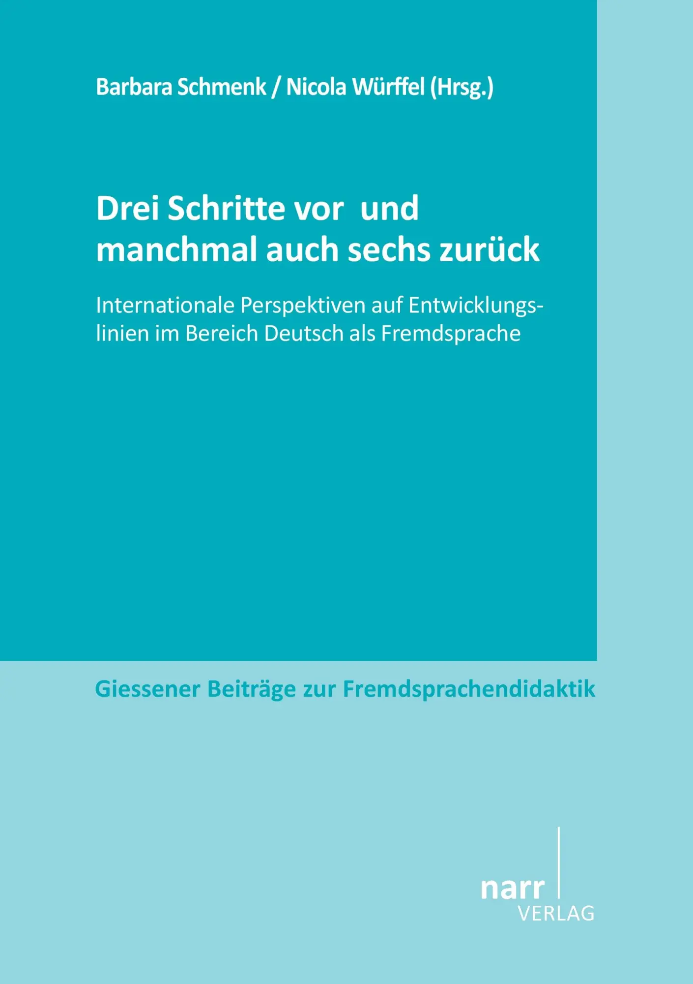 Cover: 9783823366782 | Drei Schritte vor und manchmal auch sechs zurück | Barbara Schmenk