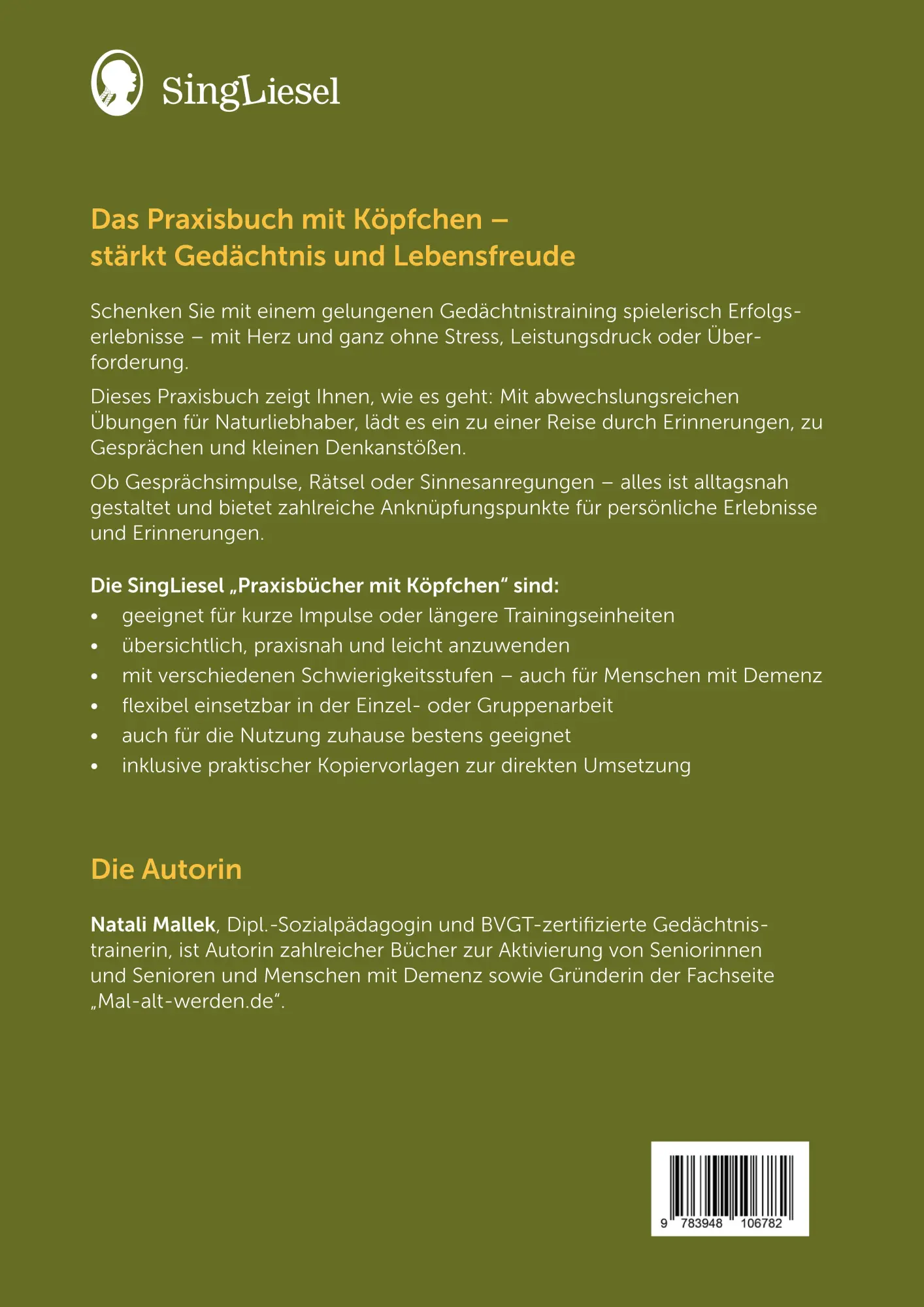 Bild: 9783948106782 | Gedächtnistraining für Senioren Gehirnjogging für Naturliebhaber