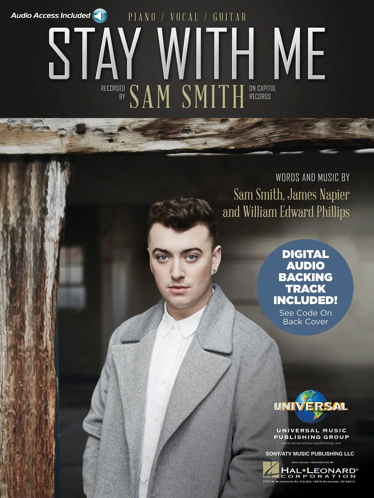 Cover: 888680026882 | Stay with Me | Digital Audio Backing Track Included! | Piano Vocal