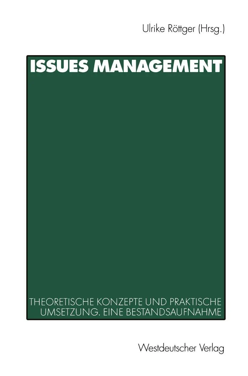 Cover: 9783531136882 | Issues Management | Ulrike Röttger | Taschenbuch | 299 S. | Deutsch