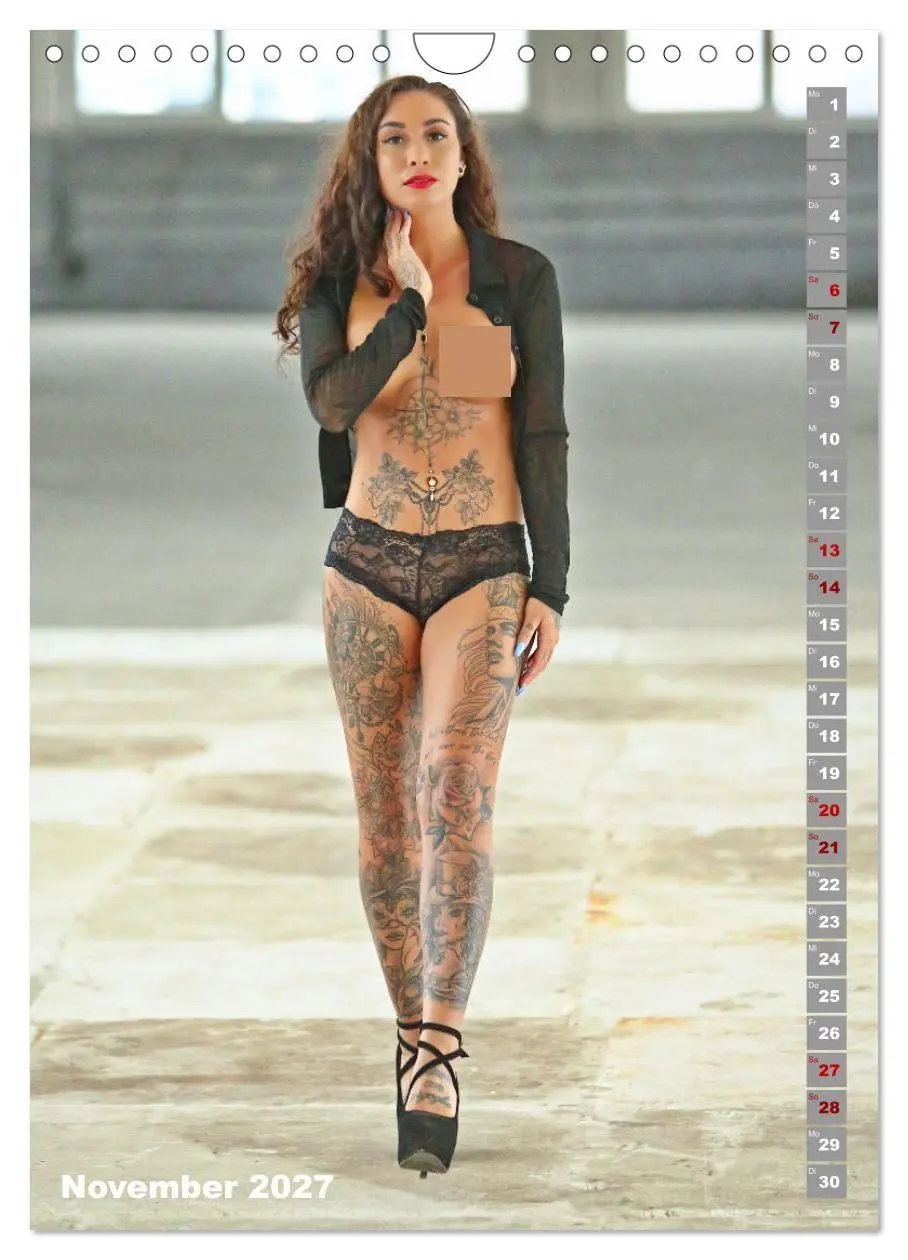Bild: 9783569096882 | Beauty Tattoo Girls (Wandkalender 2027 DIN A4 hoch), CALVENDO...