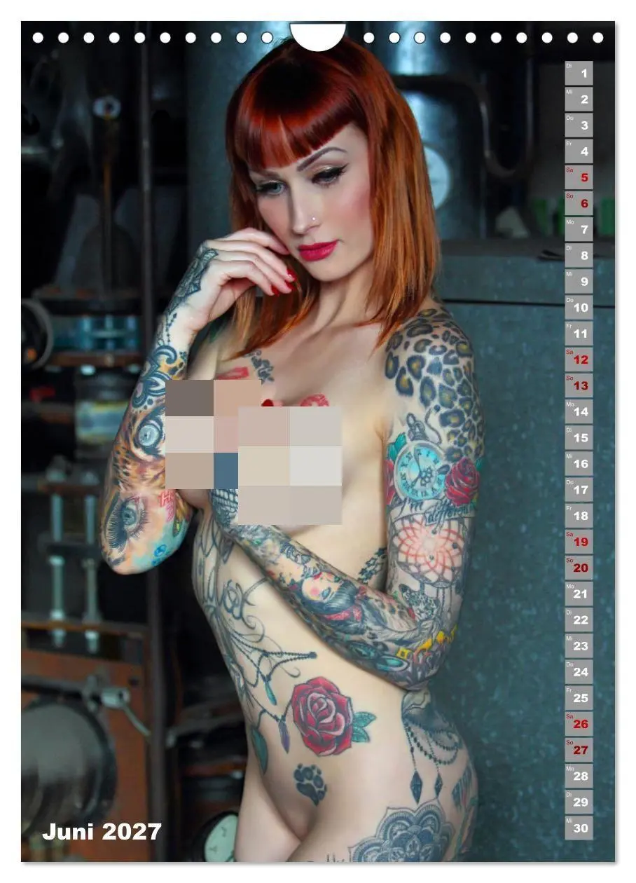 Bild: 9783569096882 | Beauty Tattoo Girls (Wandkalender 2027 DIN A4 hoch), CALVENDO...