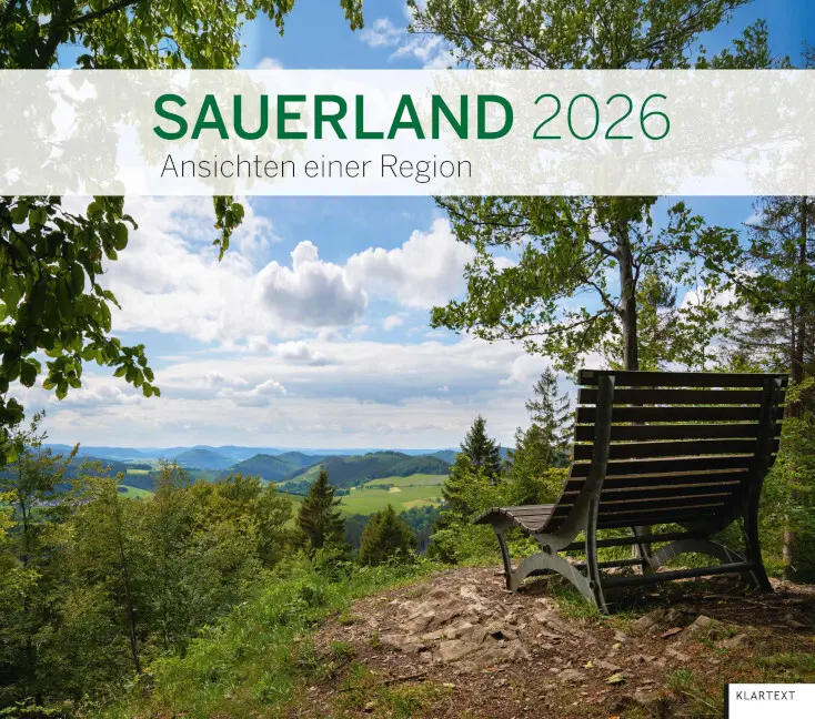 Cover: 9783837526882 | Kalender Sauerland 2026 | Ansichten einer Region. Kalender 2026 | 2026