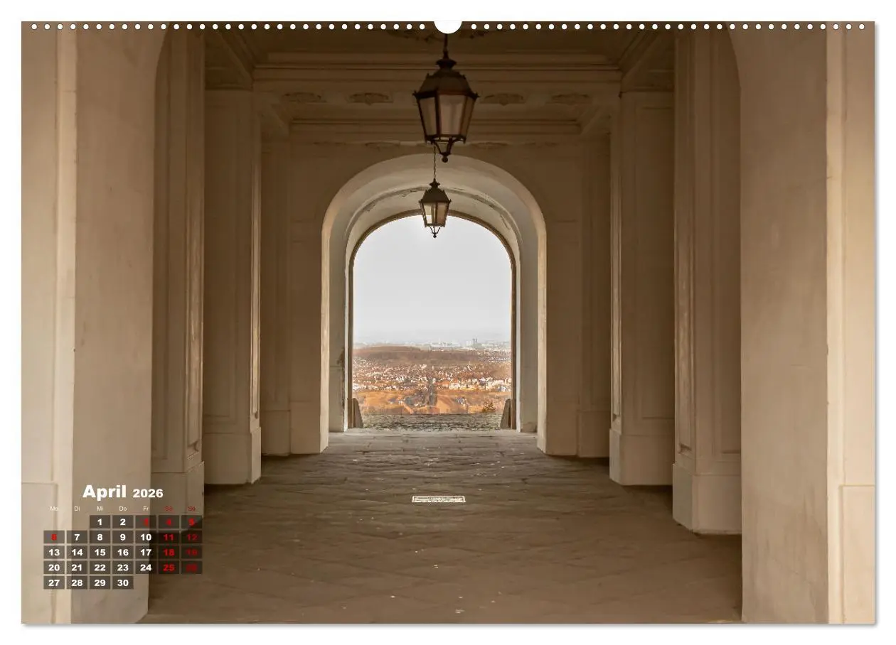 Bild: 9783457286982 | Schloss Solitude bei Tag und bei Nacht (Wandkalender 2026 DIN A2...