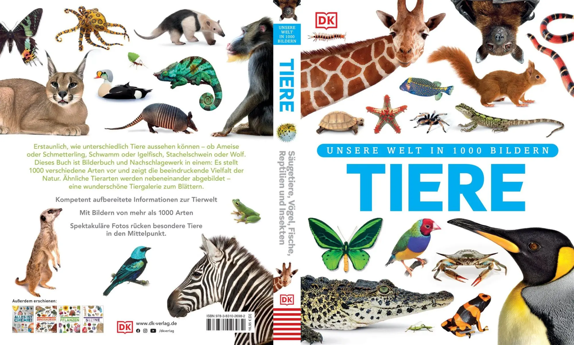 Rückseite: 9783831026982 | Tiere | Säugetiere, Vögel, Fische, Reptilien und Insekten | Burnie