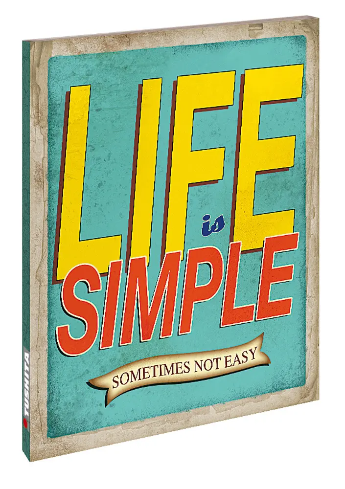 Cover: 9783955706982 | Life is simple | Blankbook | Tushita-Verlag | Buch | 144 S. | Deutsch