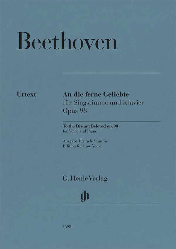 Ludwig van Beethoven - An die ferne Geliebte op. 98 für Singstimme und Klavier