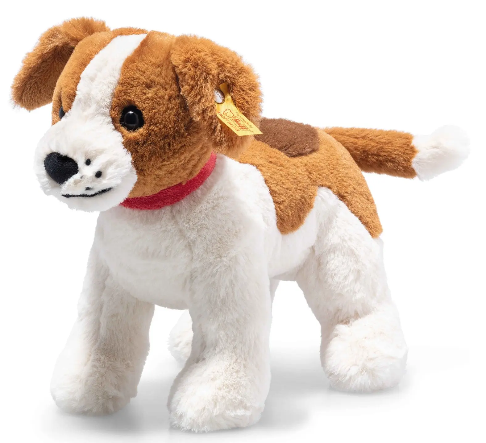 Cover: 4001505067082 | Steiff 067082 - Snuffy Hund, stehend, braun/weiß, Plüsch, 27 cm | 2025
