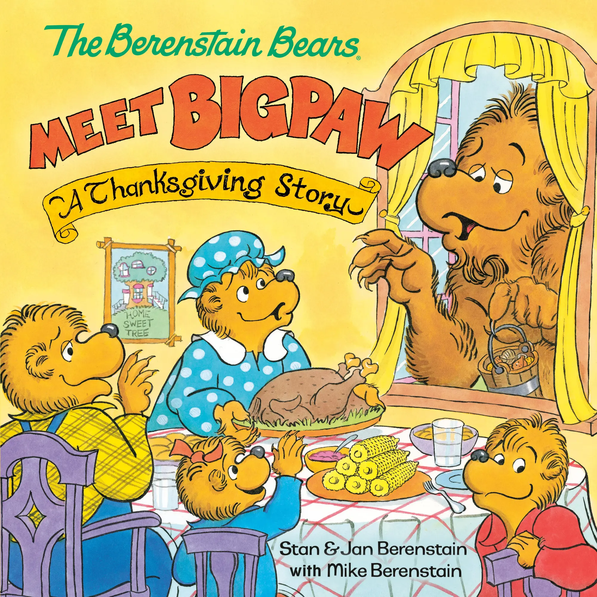 Cover: 9780593487082 | The Berenstain Bears Meet Bigpaw: A Thanksgiving Story (Berenstain...