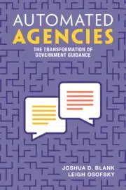 Cover: 9781009347082 | Automated Agencies | The Transformation of Government Guidance | Buch