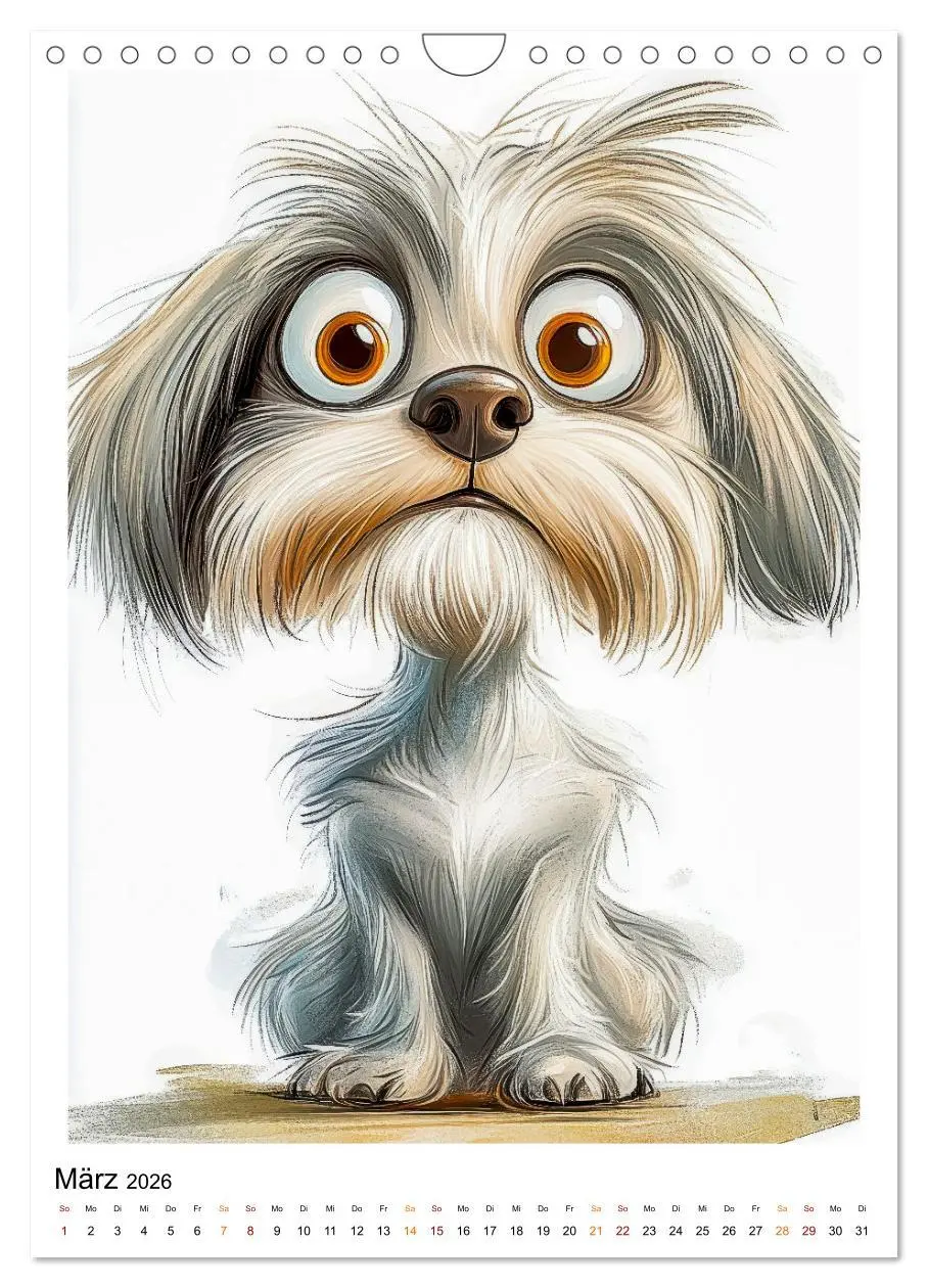 Bild: 9783457247082 | Hunde mit Humor (Wandkalender 2026 DIN A4 hoch), CALVENDO...