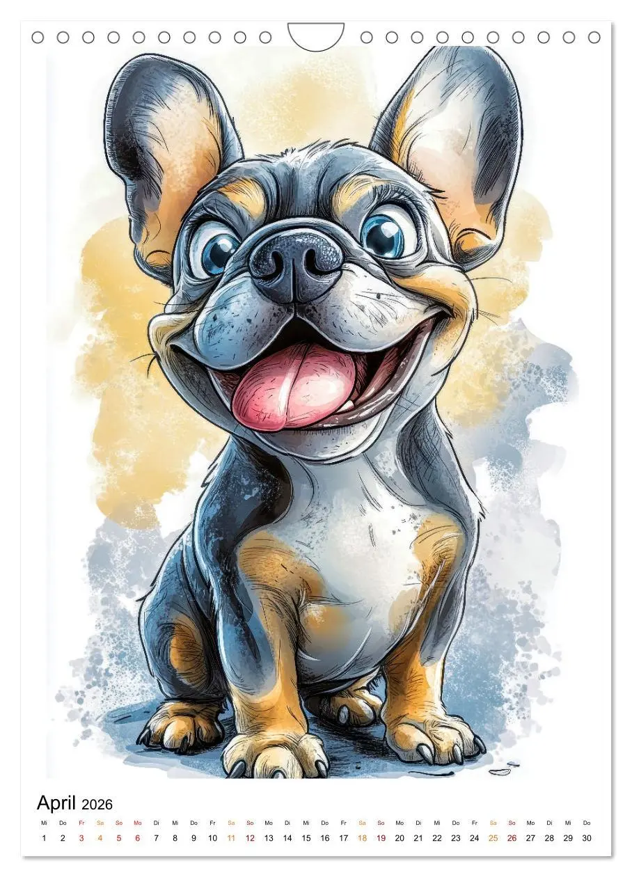 Bild: 9783457247082 | Hunde mit Humor (Wandkalender 2026 DIN A4 hoch), CALVENDO...