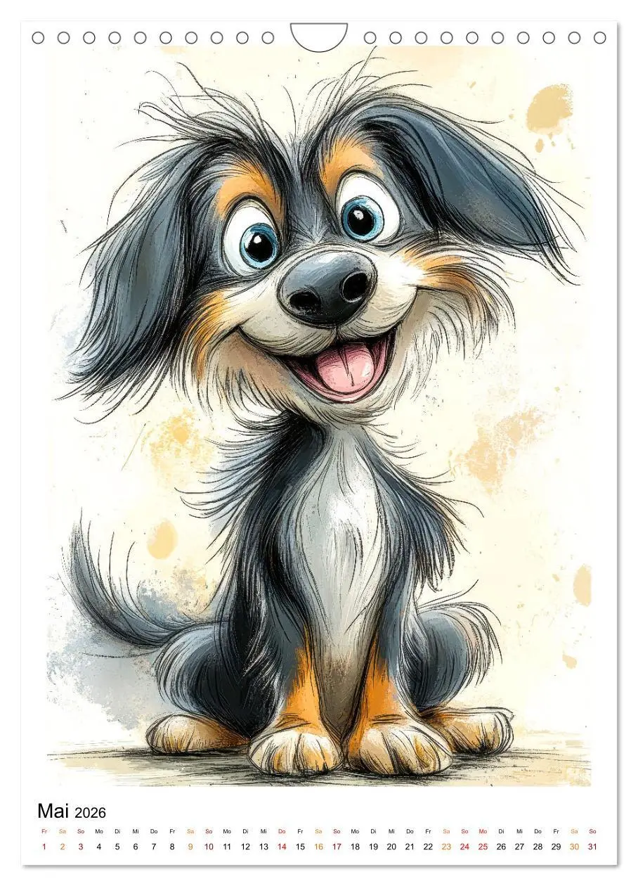 Bild: 9783457247082 | Hunde mit Humor (Wandkalender 2026 DIN A4 hoch), CALVENDO...