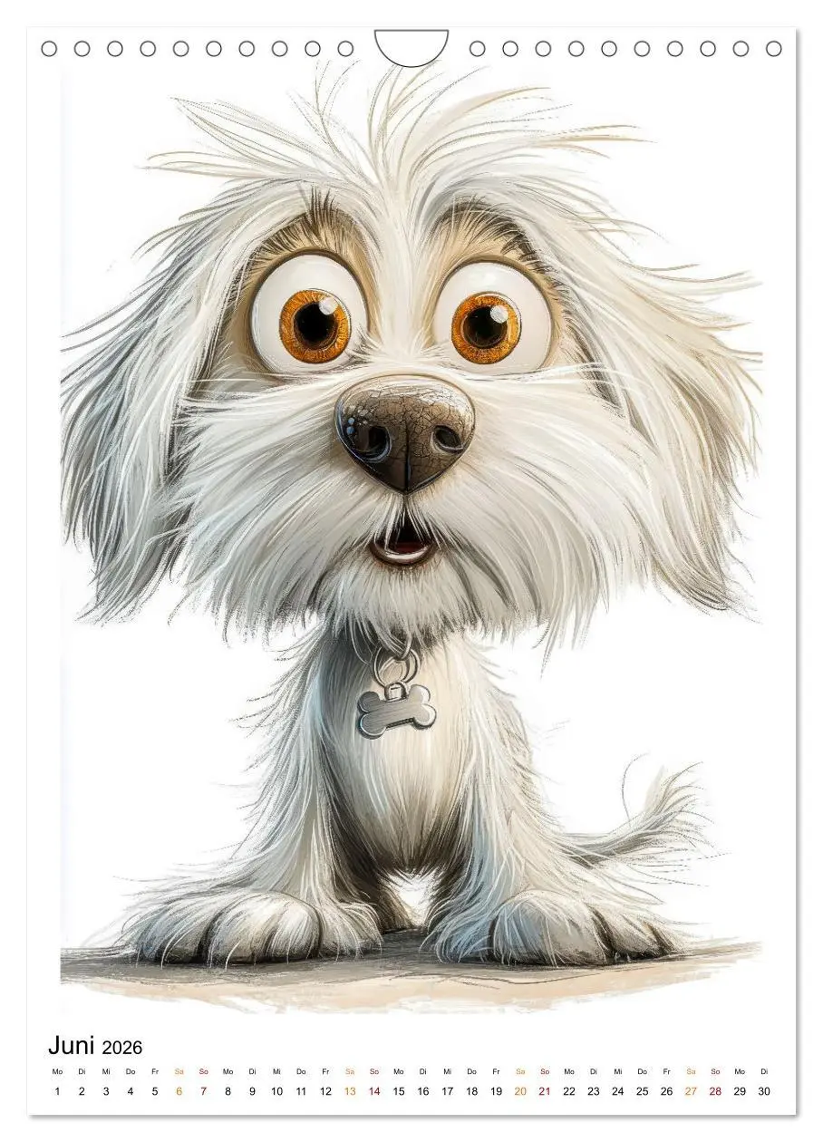 Bild: 9783457247082 | Hunde mit Humor (Wandkalender 2026 DIN A4 hoch), CALVENDO...