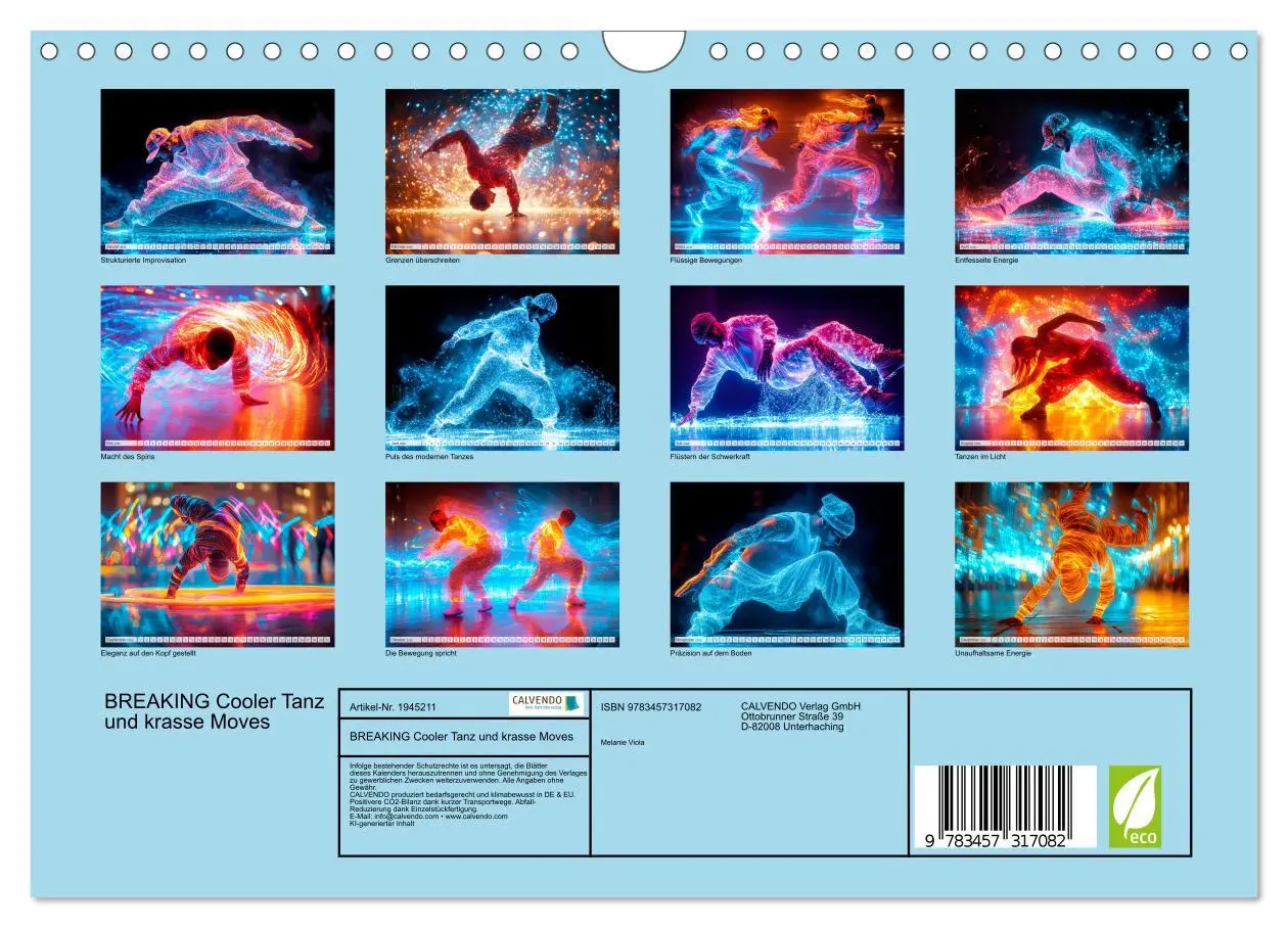 Bild: 9783457317082 | BREAKING Cooler Tanz und krasse Moves (Wandkalender 2026 DIN A4...