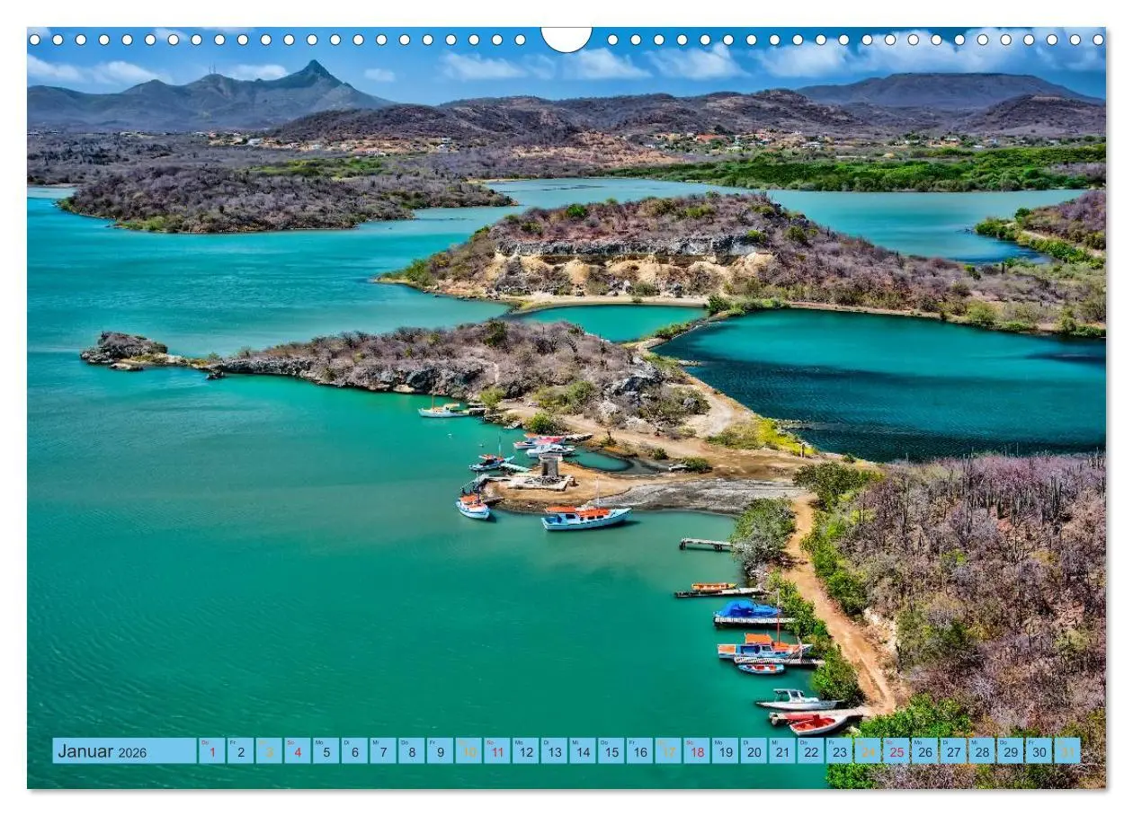 Bild: 9783516027082 | Curaçao - bunte Insel in der Karibik (Wandkalender 2026 DIN A3...
