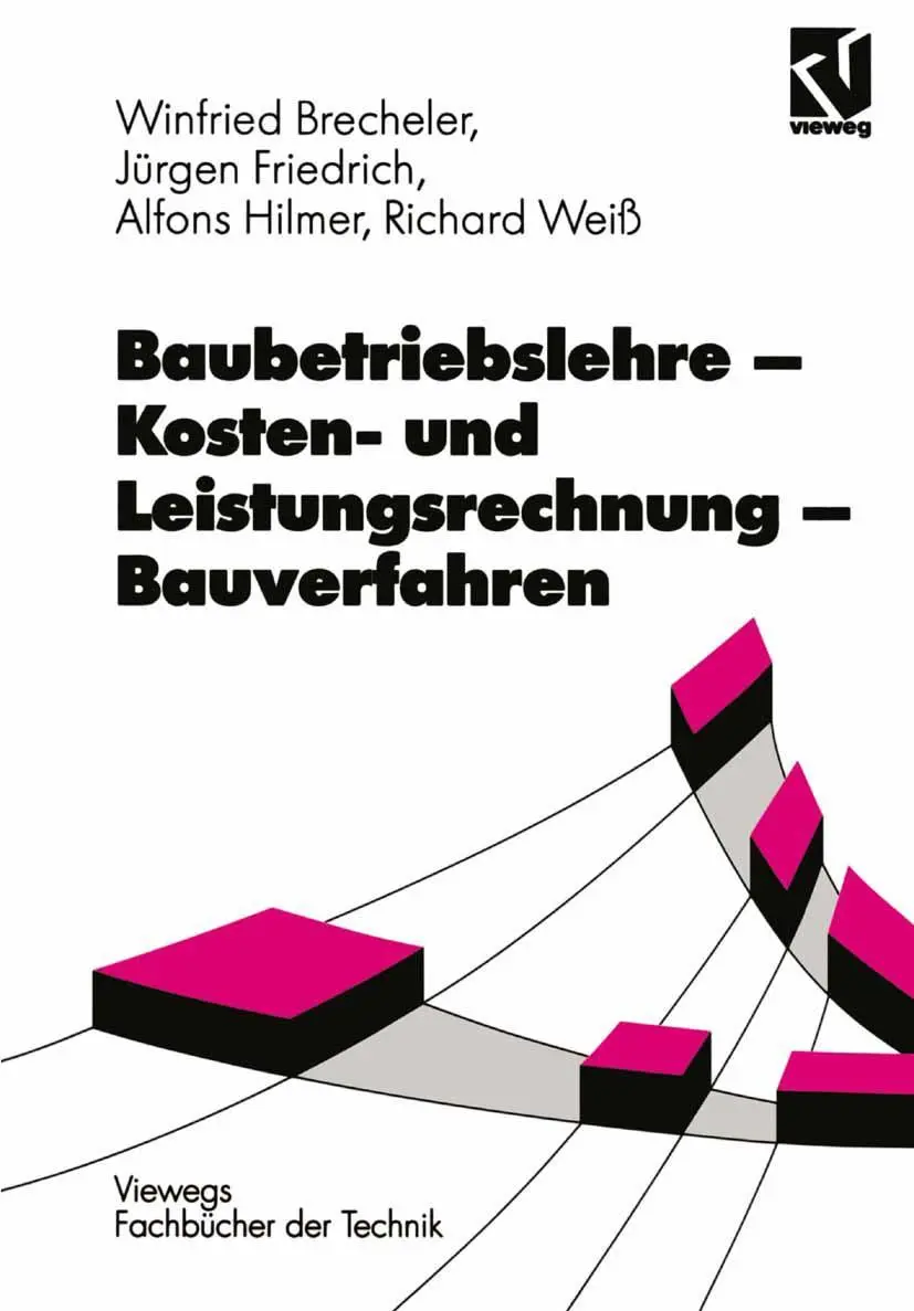 Cover: 9783528077082 | Baubetriebslehre - Kosten- und Leistungsrechnung - Bauverfahren | Buch