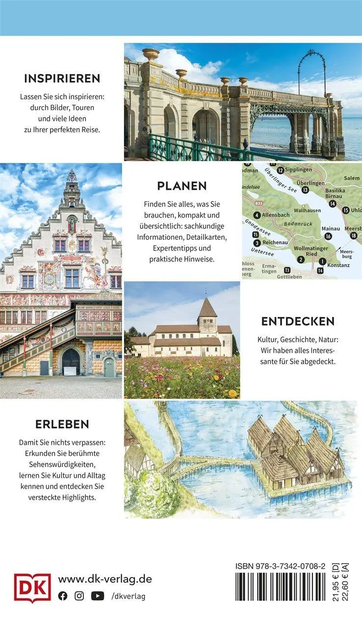 Rückseite: 9783734207082 | Vis-à-Vis Reiseführer Bodensee | DK Verlag - Reise | Taschenbuch