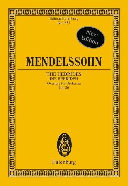 Cover: 9783795767082 | The Hebrides Overture - Fingel's Cave Op.26 | Bartholdy | Deutsch