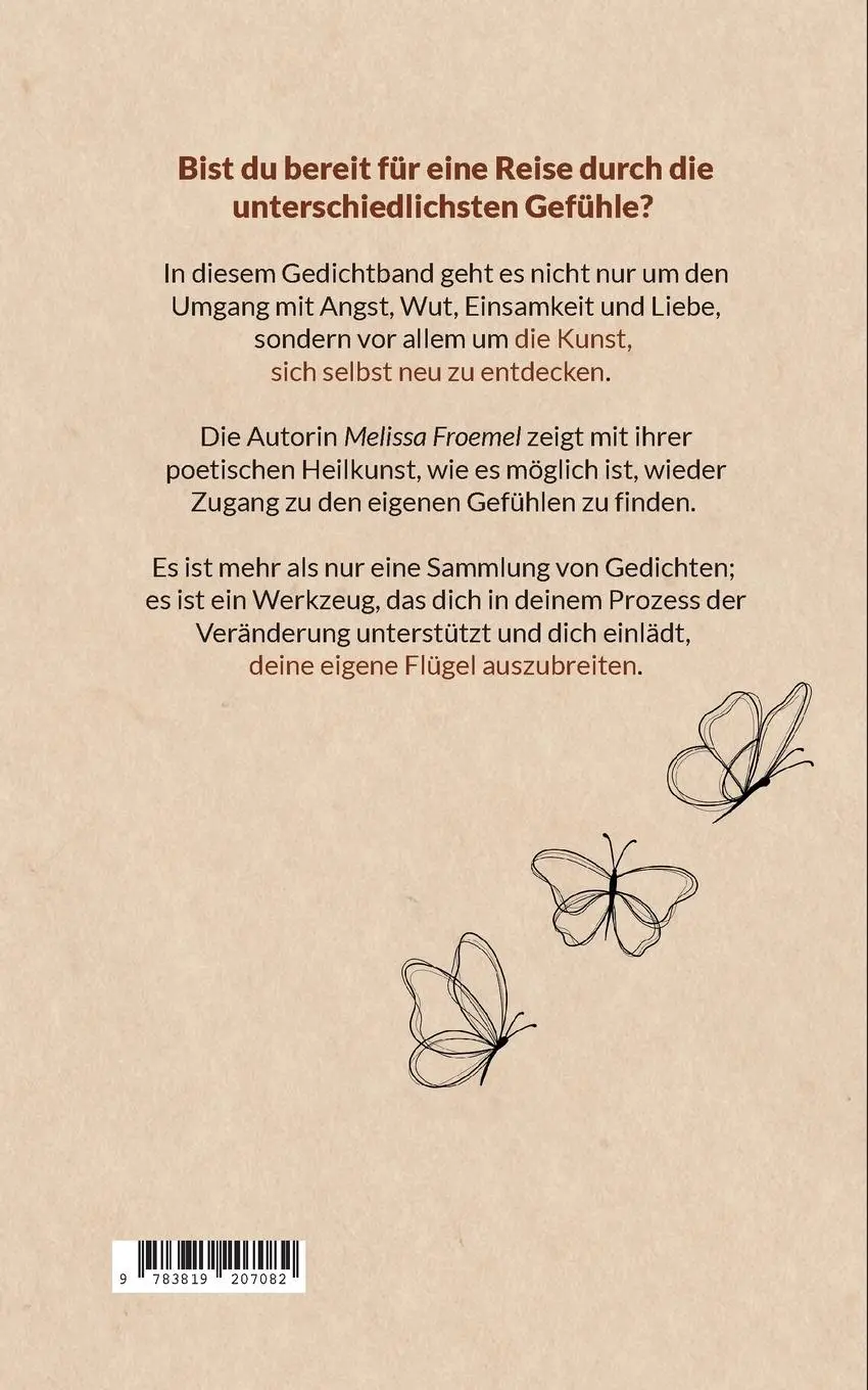 Rückseite: 9783819207082 | Gefühle können reden | Gedichte | Melissa Froemel | Taschenbuch | 2025