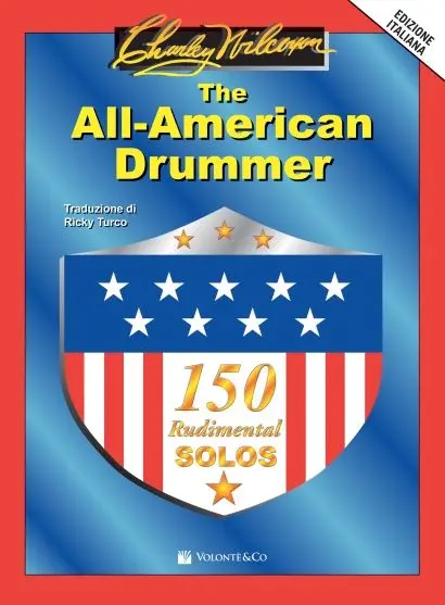 Cover: 9788863887082 | The All-American Drummer | Edizione Italiana - 150 Rudimental Solo