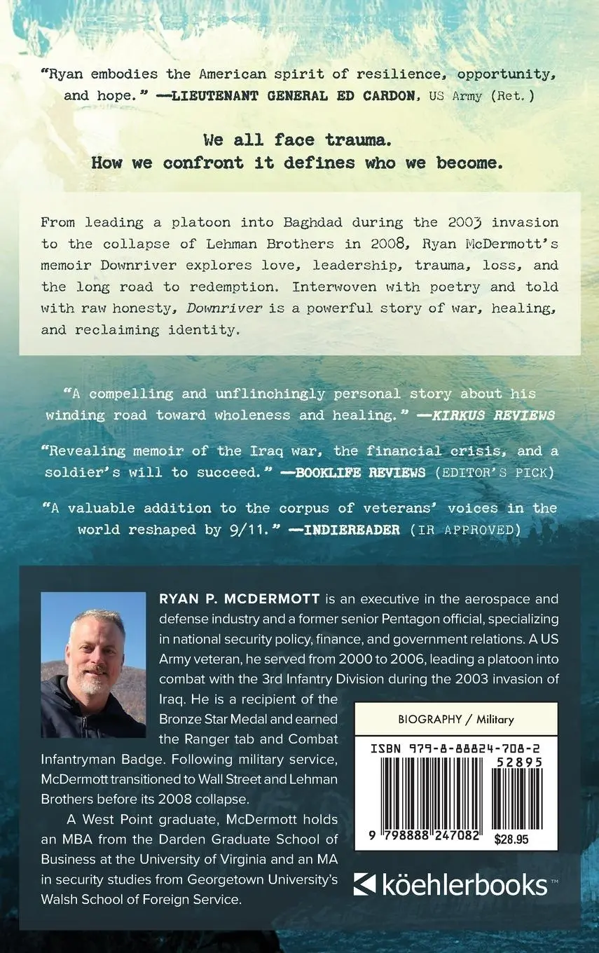 Rückseite: 9798888247082 | Downriver | Memoir of a Warrior Poet | Ryan Mcdermott | Buch | 2025