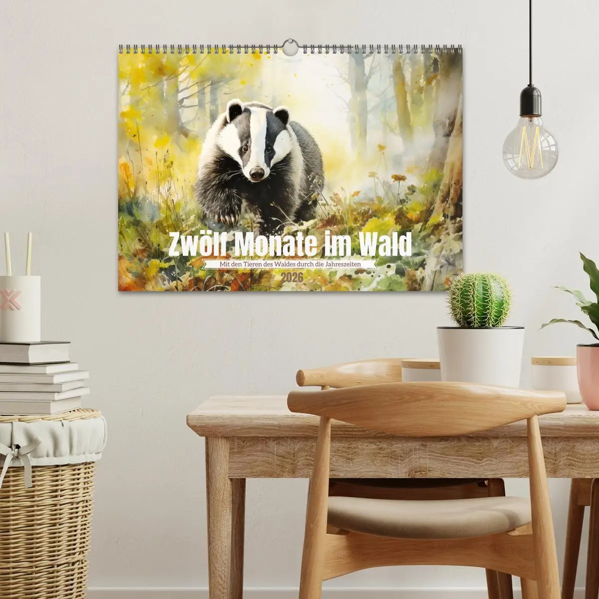 Bild: 9783457477182 | Zwölf Monate im Wald (Wandkalender 2026 DIN A3 quer), CALVENDO...