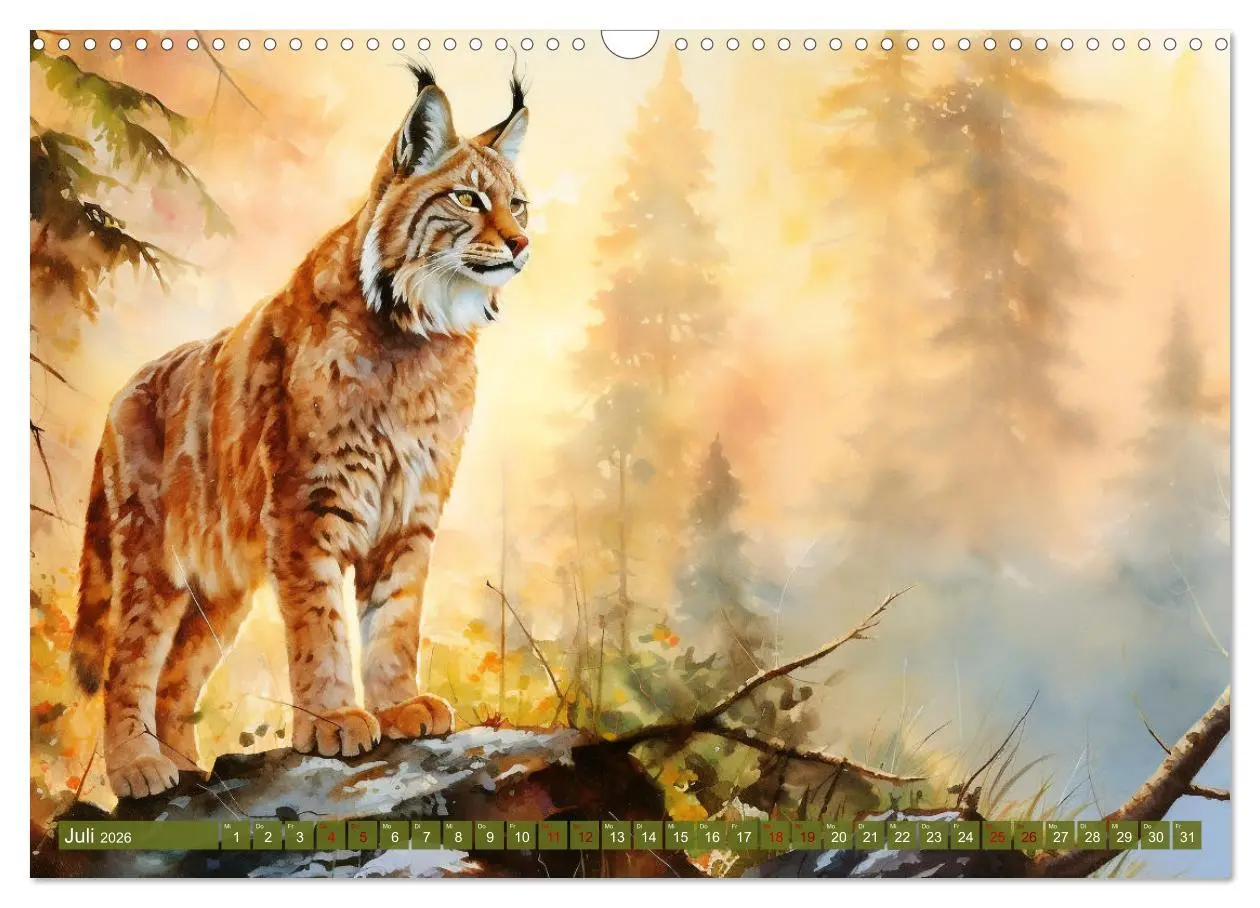 Bild: 9783457477182 | Zwölf Monate im Wald (Wandkalender 2026 DIN A3 quer), CALVENDO...