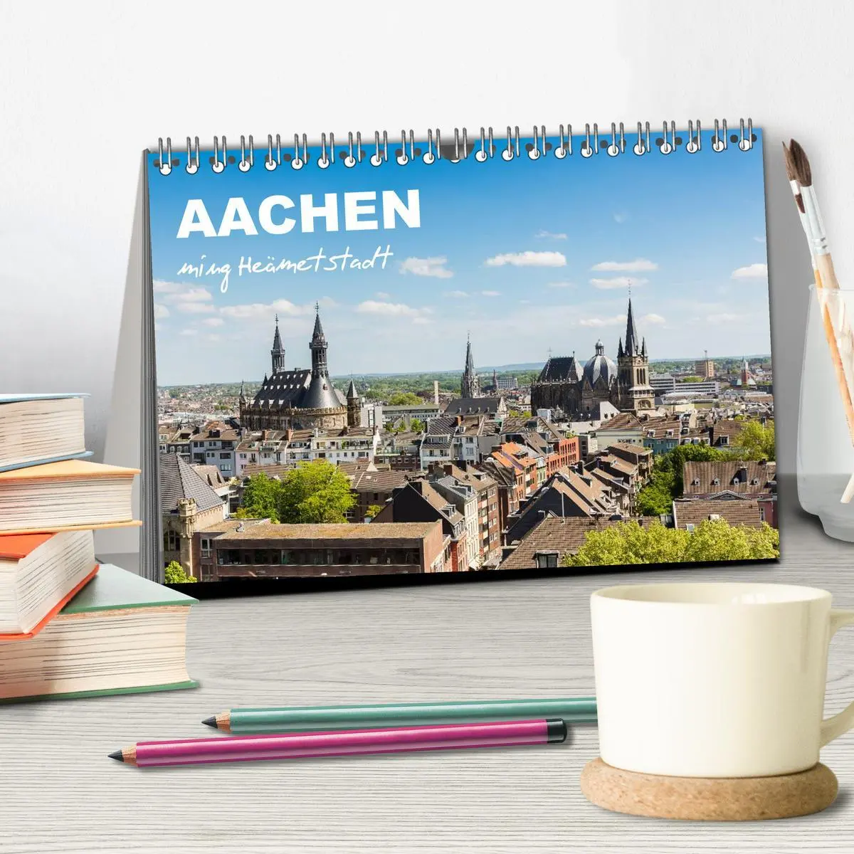 Bild: 9783516017182 | Aachen - ming Heämetstadt (Tischkalender 2026 DIN A5 quer),...