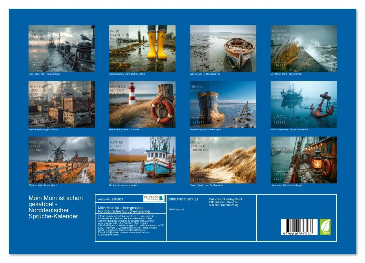 Bild: 9783516637182 | Moin Moin ist schon gesabbel - Norddeutscher Sprüche-Kalender...