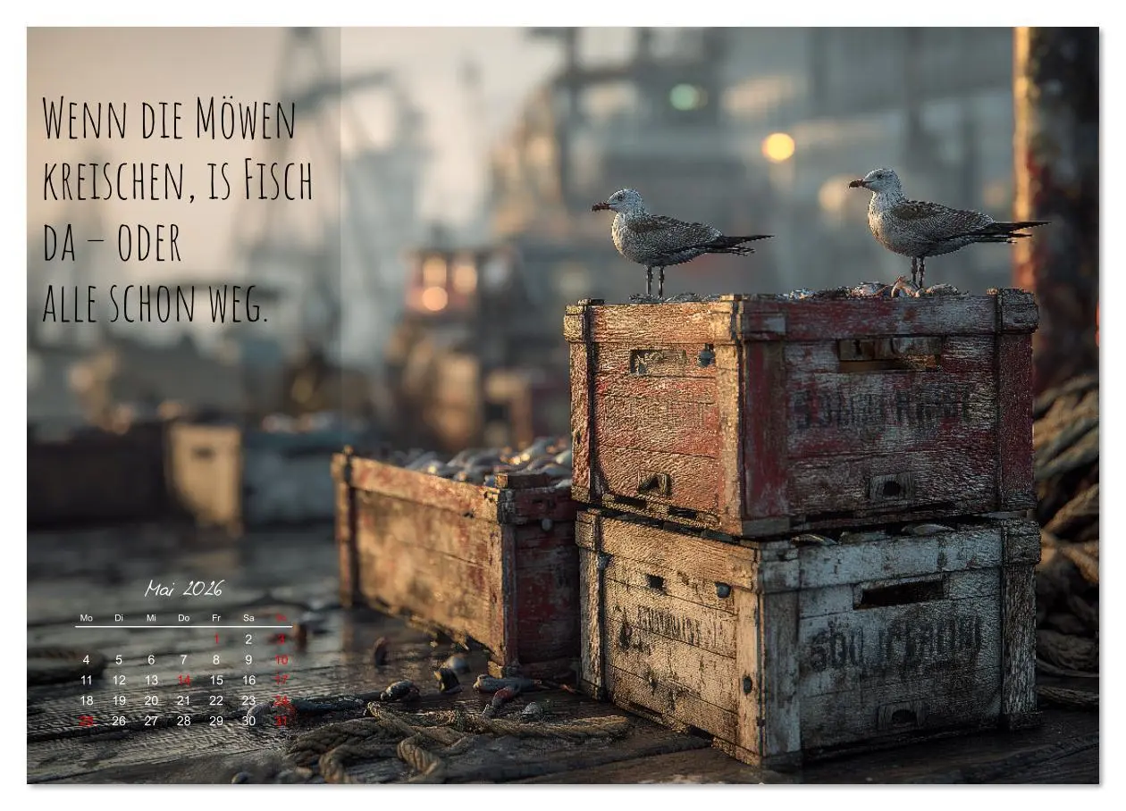 Bild: 9783516637182 | Moin Moin ist schon gesabbel - Norddeutscher Sprüche-Kalender...