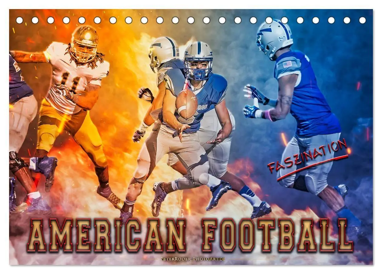 Cover: 9783569587182 | Faszination American Football (Tischkalender 2027 DIN A5 quer),...