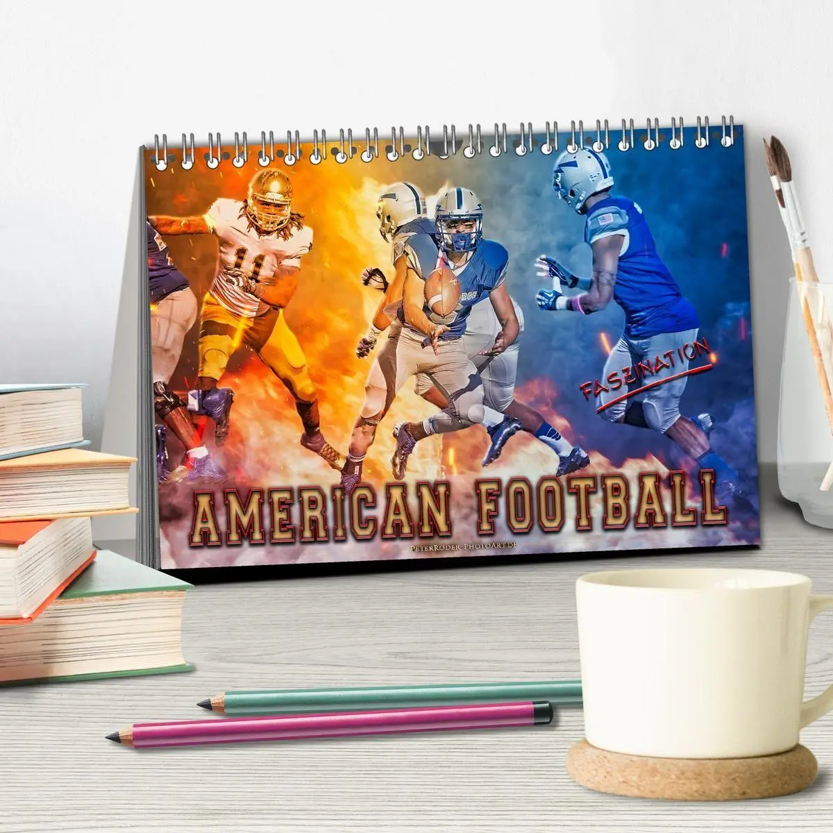 Bild: 9783569587182 | Faszination American Football (Tischkalender 2027 DIN A5 quer),...