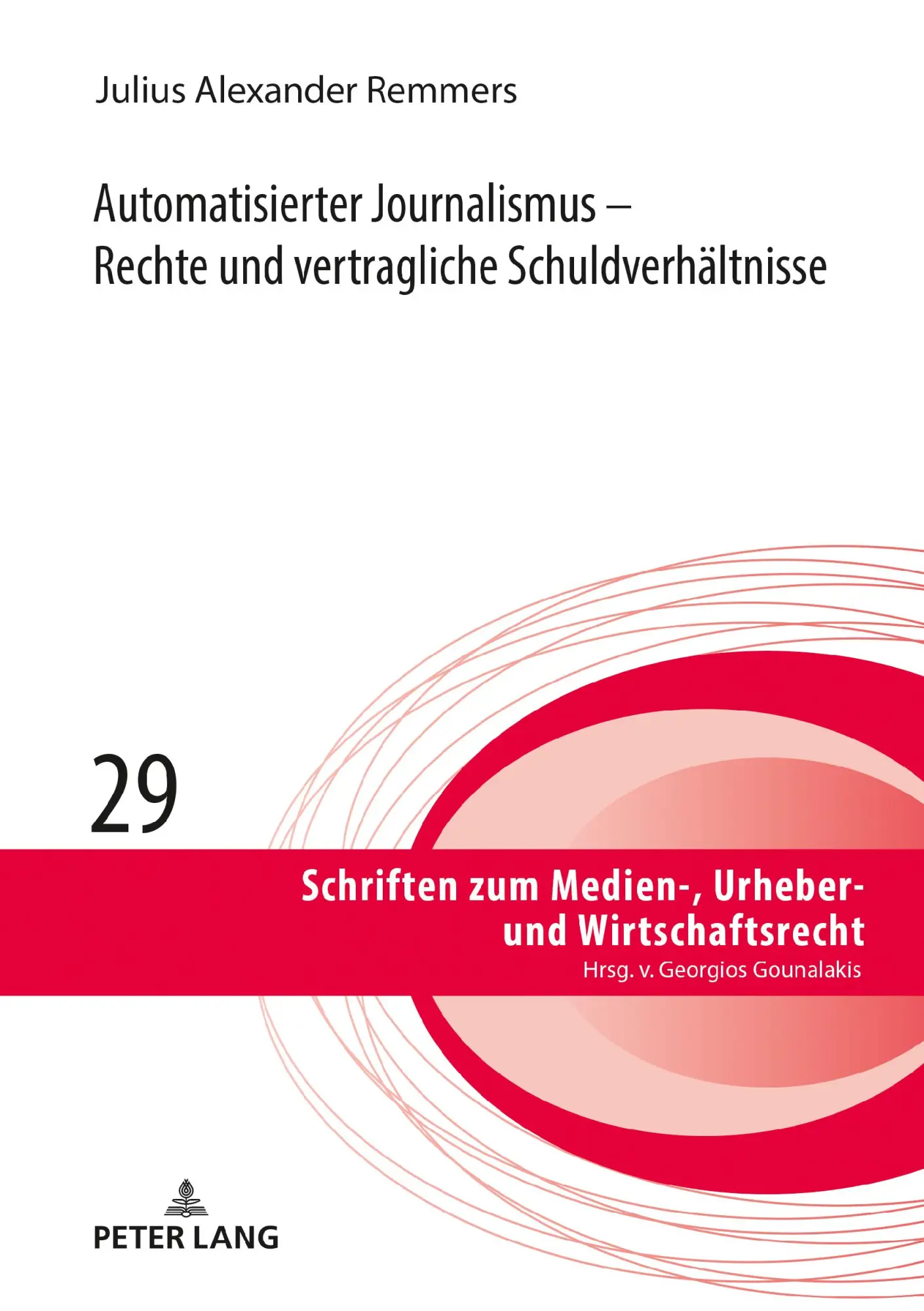 Cover: 9783631857182 | Automatisierter Journalismus - Rechte und vertragliche...