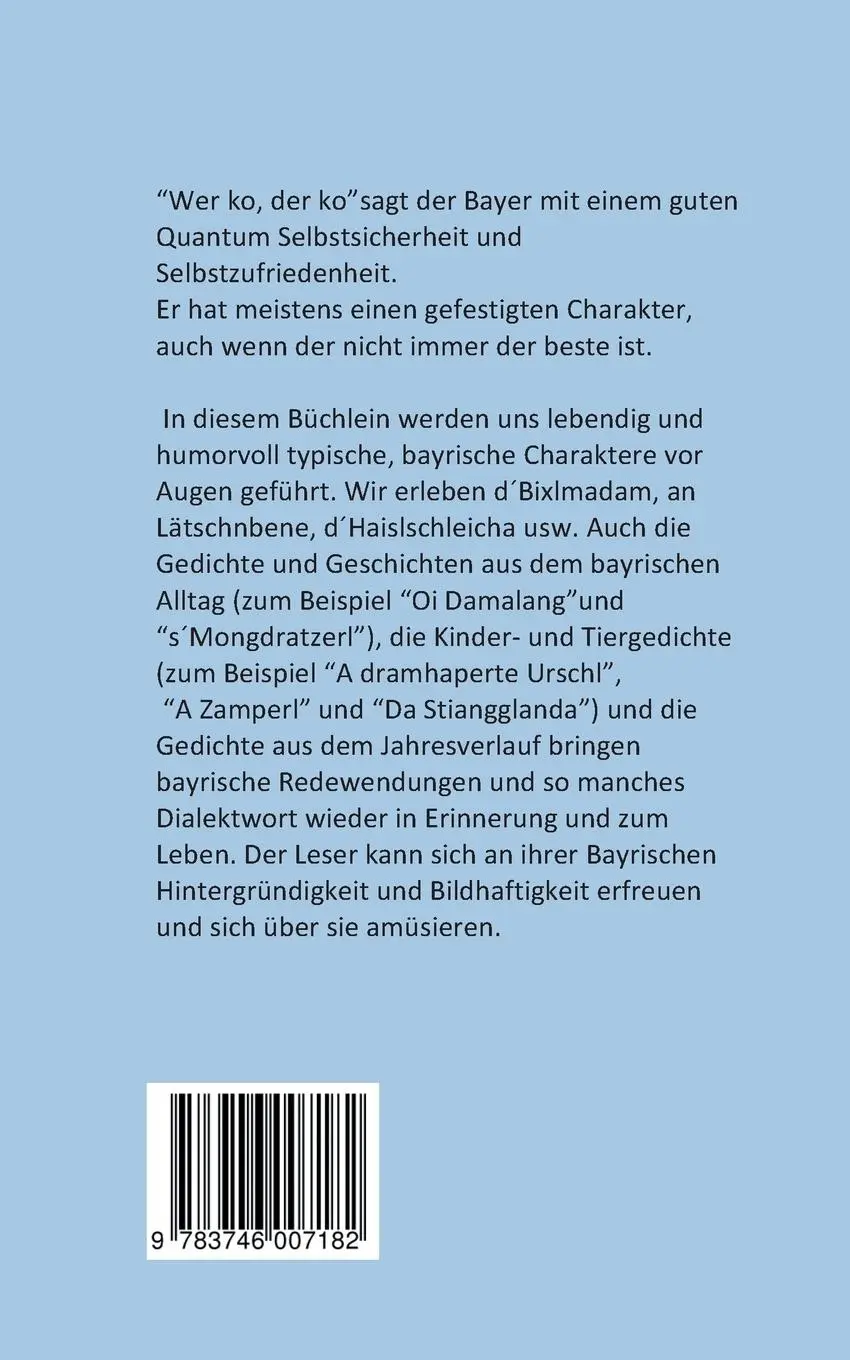 Rückseite: 9783746007182 | Wer ko, der ko | Hildegard Pflügler | Taschenbuch | 112 S. | Deutsch