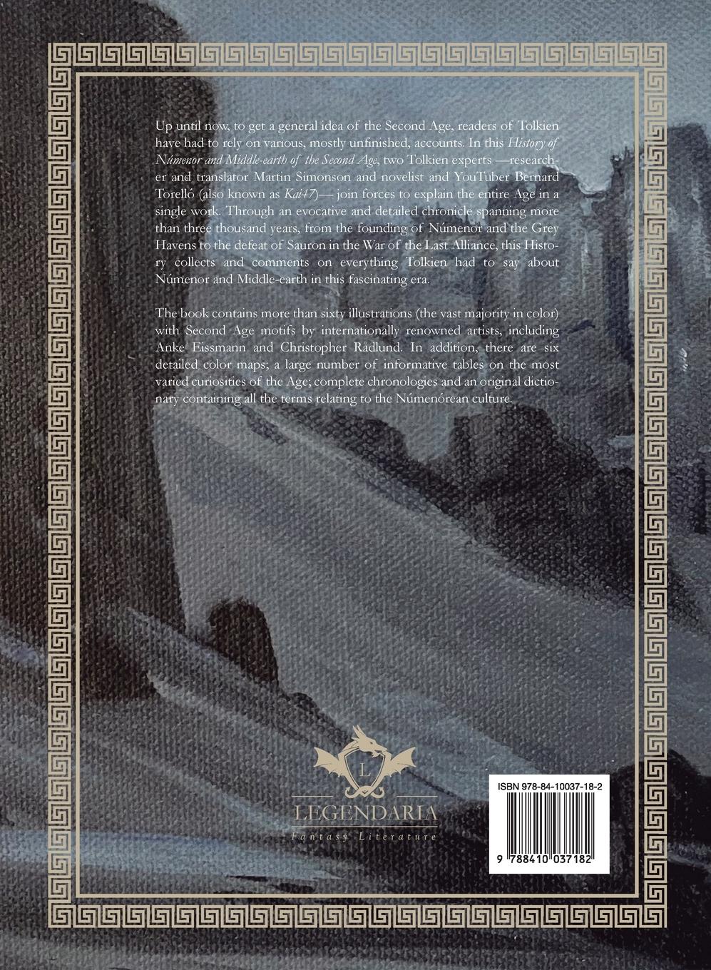 Rückseite: 9788410037182 | History of Númenor and Middle-earth of the Second Age | Buch | 2024