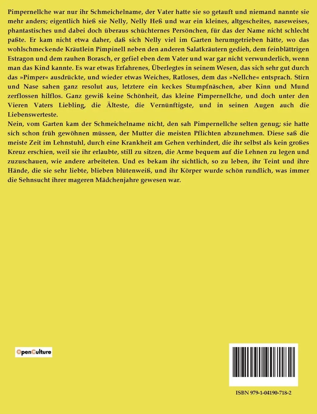 Rückseite: 9791041907182 | Pimpernellche | Pfälzer Geschichten | Anna Croissant-Rust | Buch