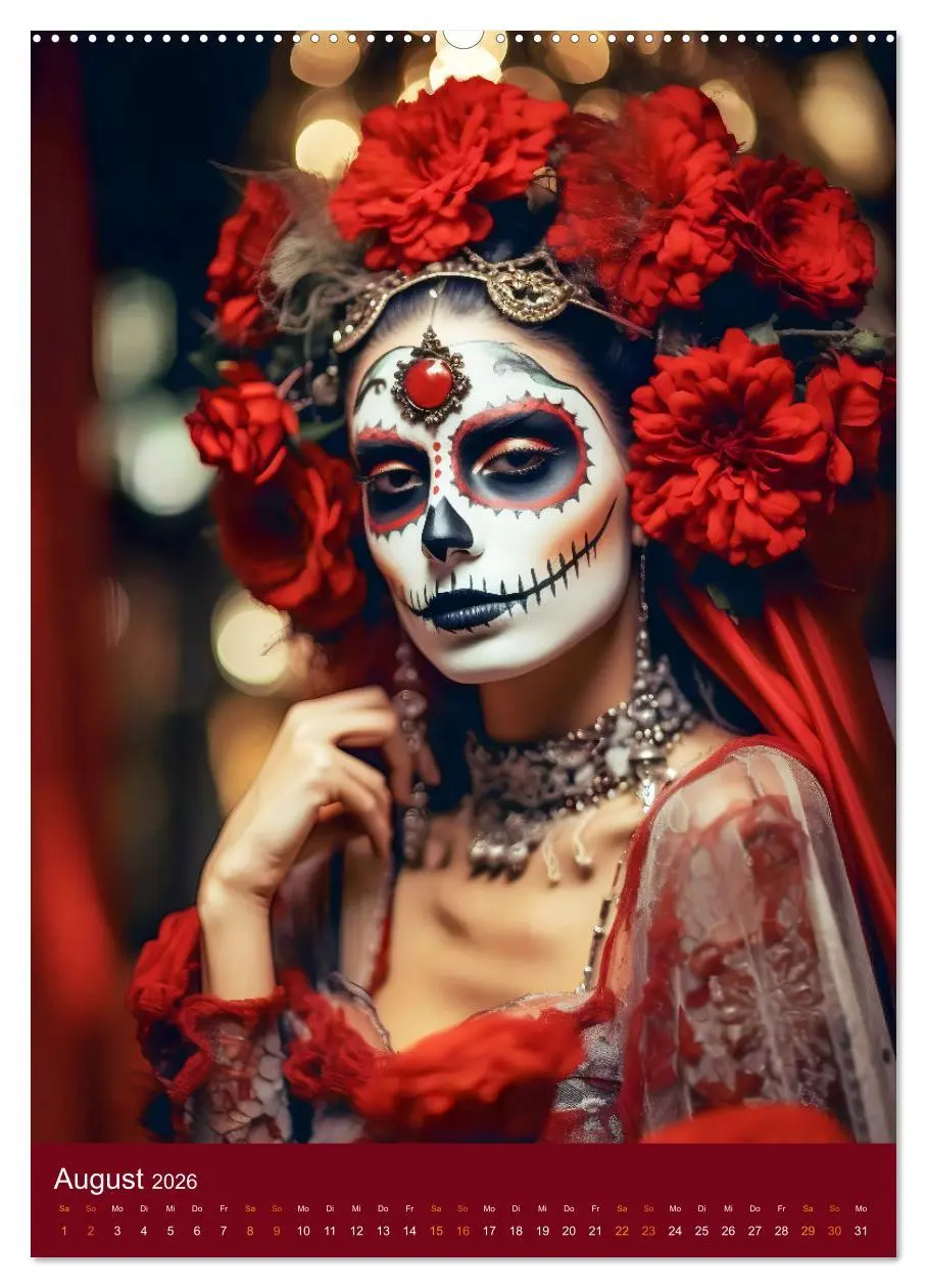 Bild: 9783516317282 | Dia de Muertos Kreative Porträts in Festanlehnung (Wandkalender...