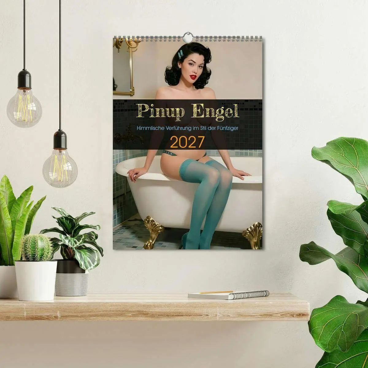 Bild: 9783516797282 | Pinup Engel (Wandkalender 2027 DIN A3 hoch), CALVENDO Monatskalender