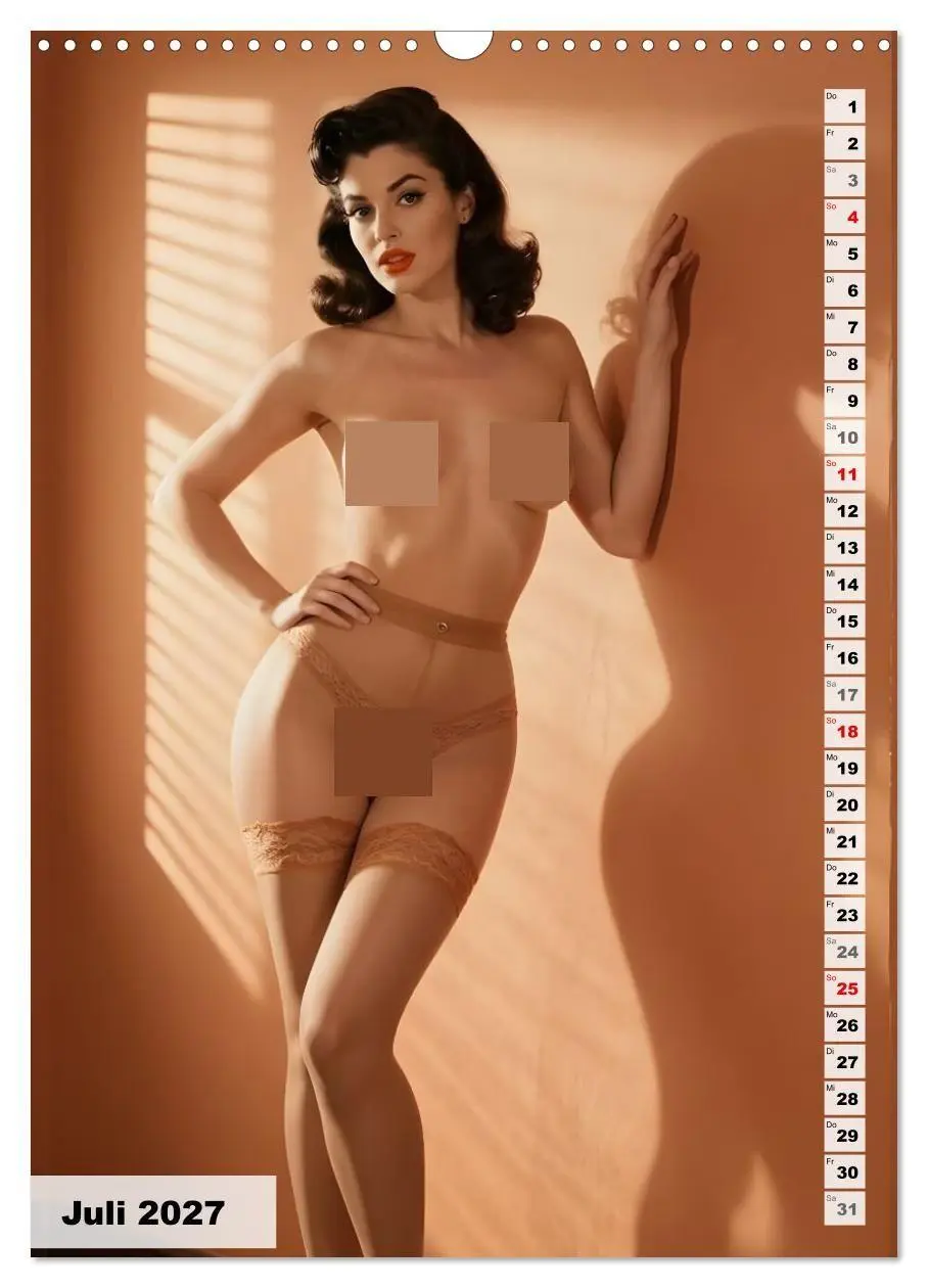 Bild: 9783516797282 | Pinup Engel (Wandkalender 2027 DIN A3 hoch), CALVENDO Monatskalender