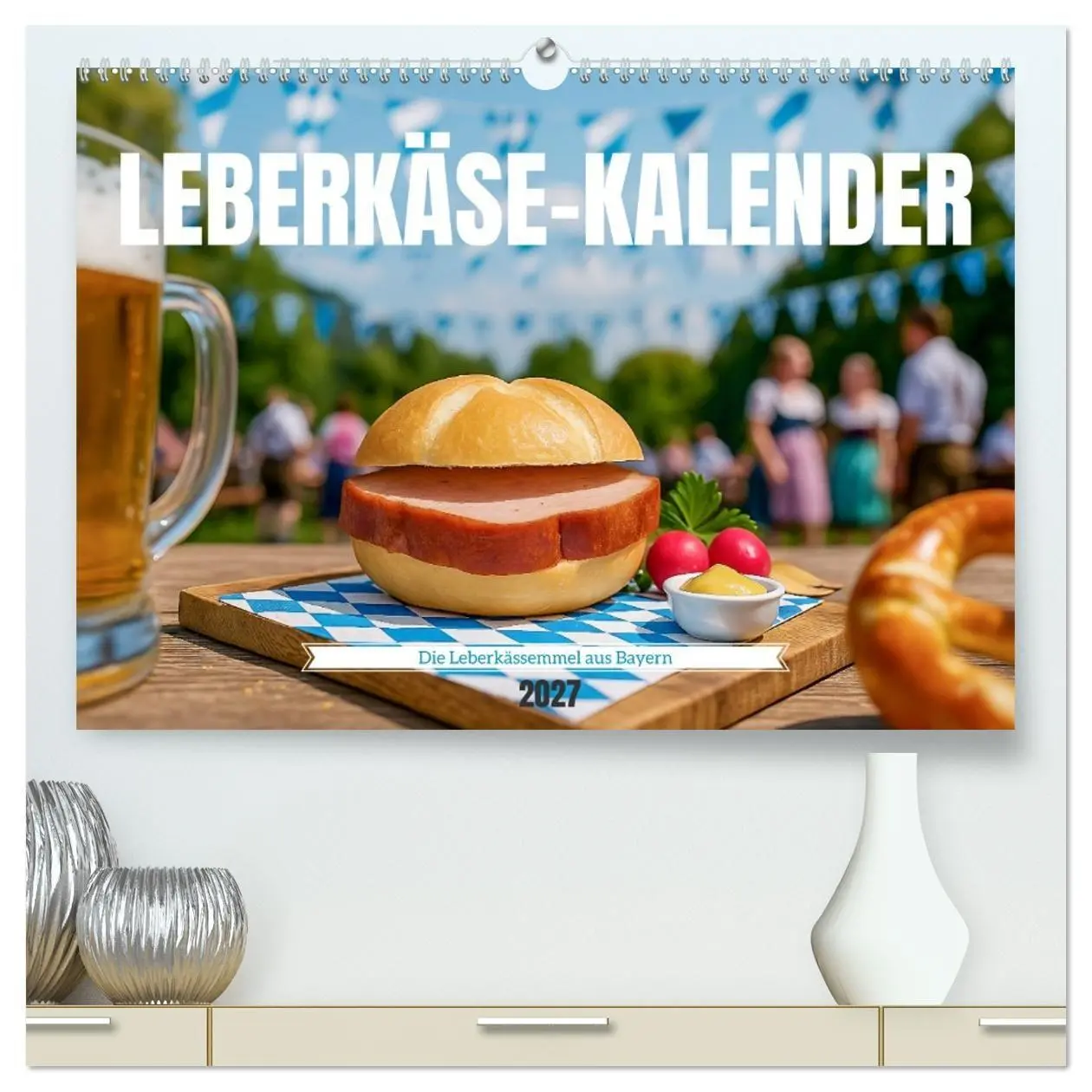 Cover: 9783516867282 | Leberkäse-Kalender - Die Leberkässemmel aus Bayern (hochwertiger...