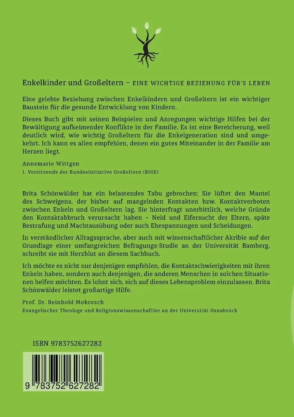 Rückseite: 9783752627282 | Enkelkinder und Großeltern Eine wichtige Beziehung für´s Leben | Buch
