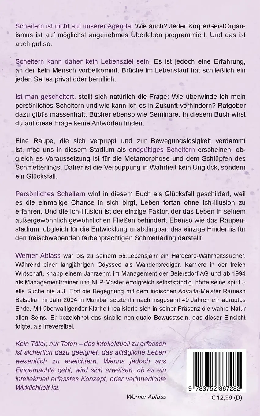 Rückseite: 9783752867282 | Außergewöhnlich gewöhnlich | Werner Ablass | Taschenbuch | 220 S.