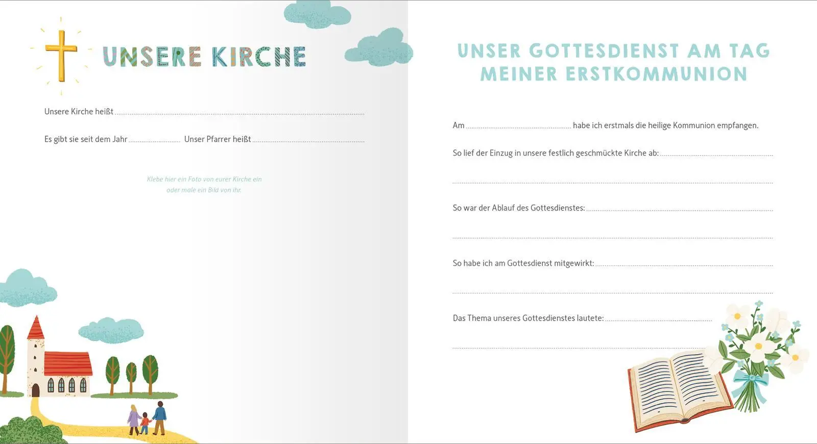 Bild: 4014489137382 | Meine Erstkommunion | Olga Kawa | Buch | 48 S. | Deutsch | 2025