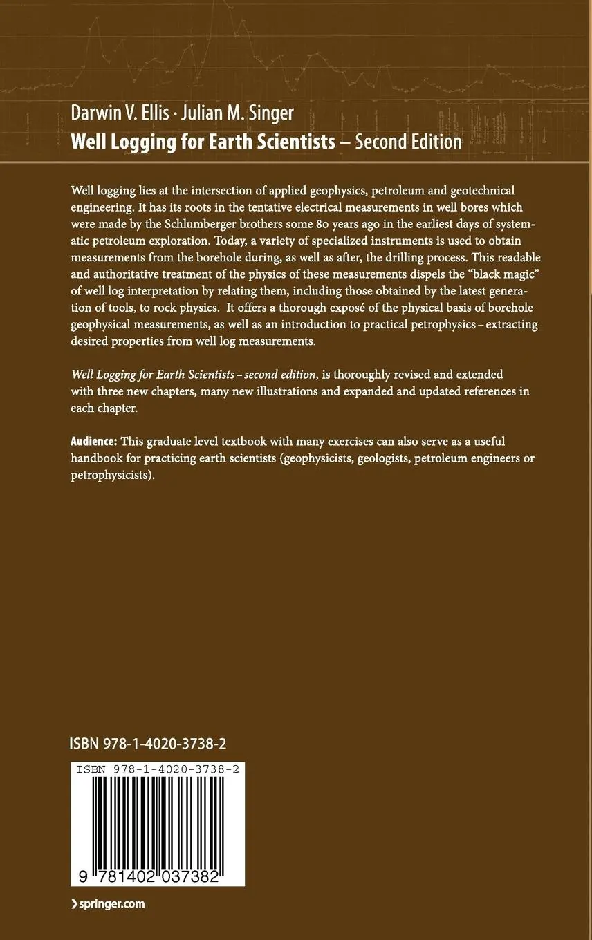Rückseite: 9781402037382 | Well Logging for Earth Scientists | Darwin V Ellis (u. a.) | Buch | xx