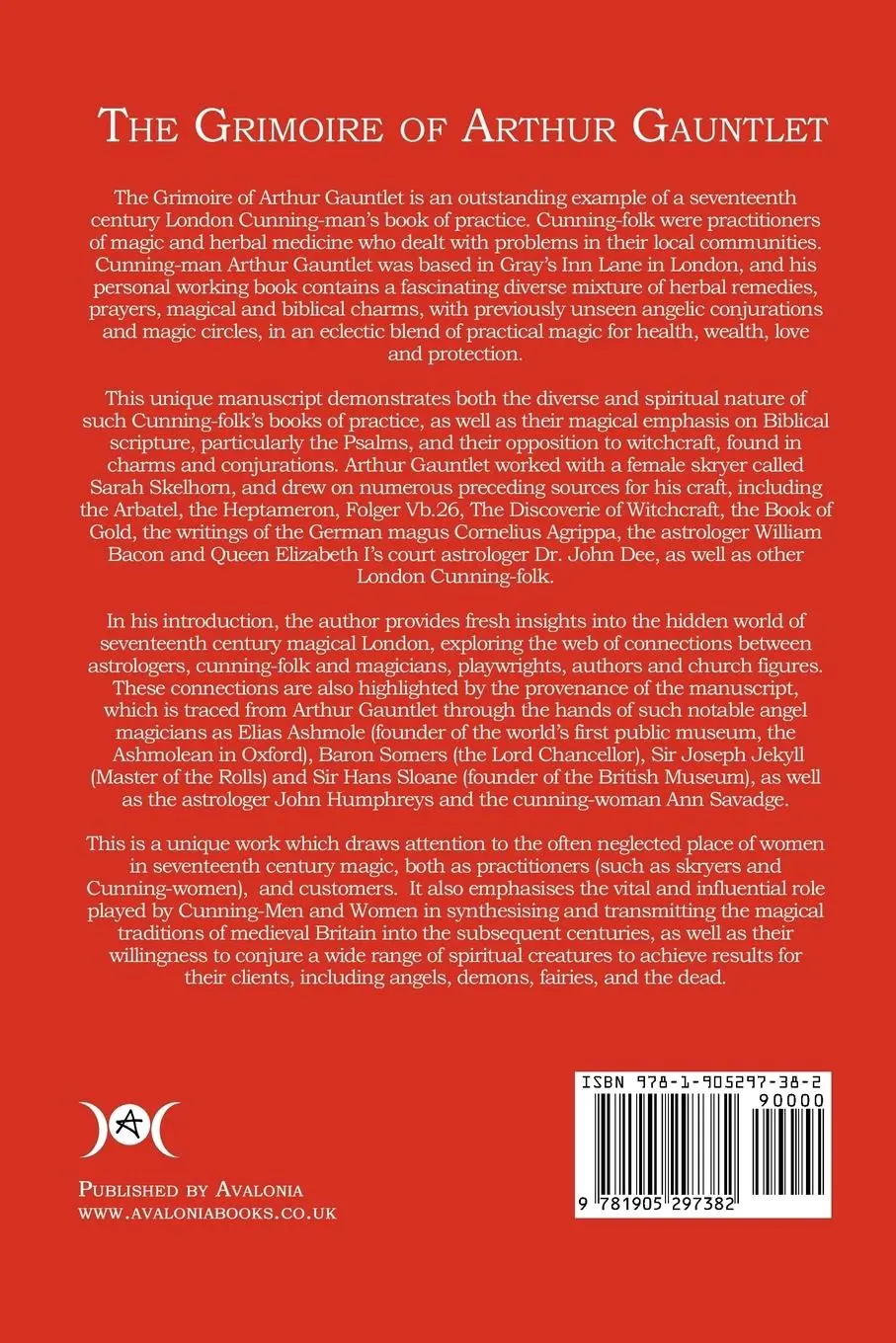Rückseite: 9781905297382 | The Grimoire of Arthur Gauntlet | David Rankine | Taschenbuch | 2011