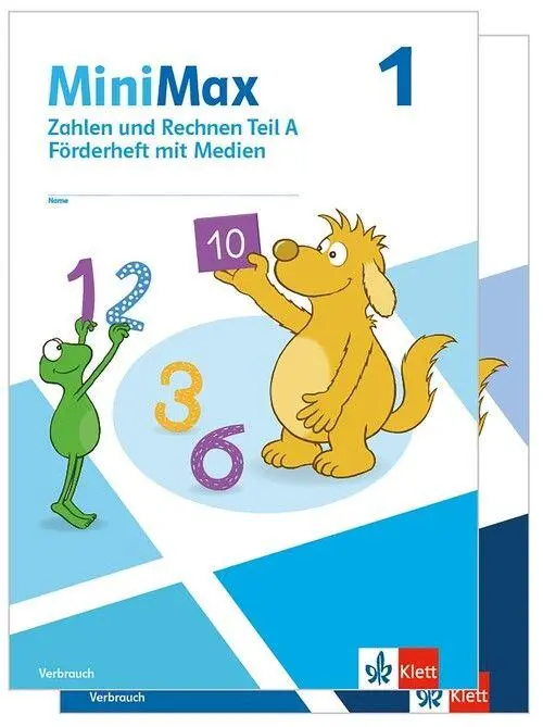 Cover: 9783122807382 | MiniMax 1. Paket Förderhefte mit Medien (Zahlen und Rechnen A &amp; B)...