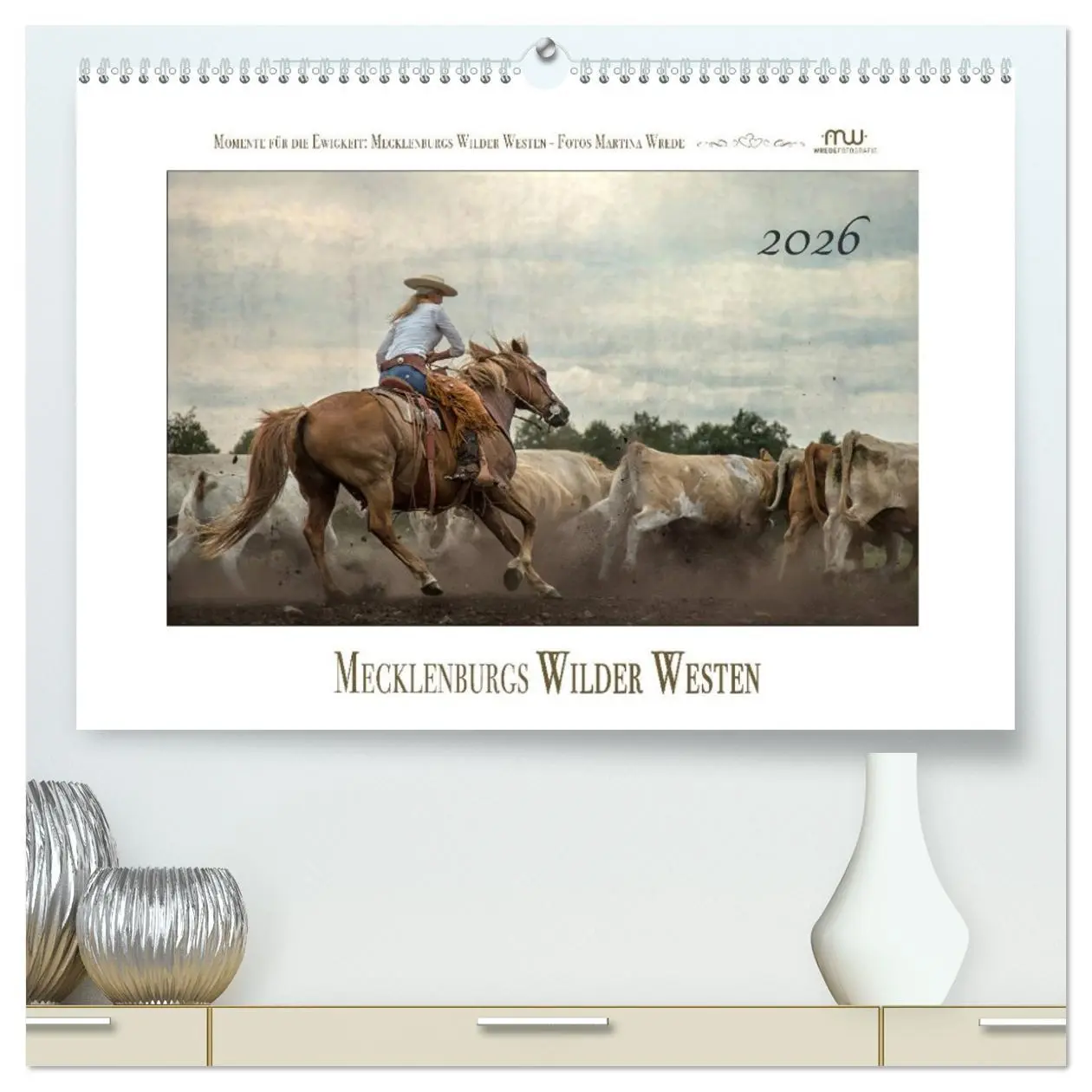 Cover: 9783457767382 | Mecklenburgs Wilder Westen (hochwertiger Premium Wandkalender 2026...