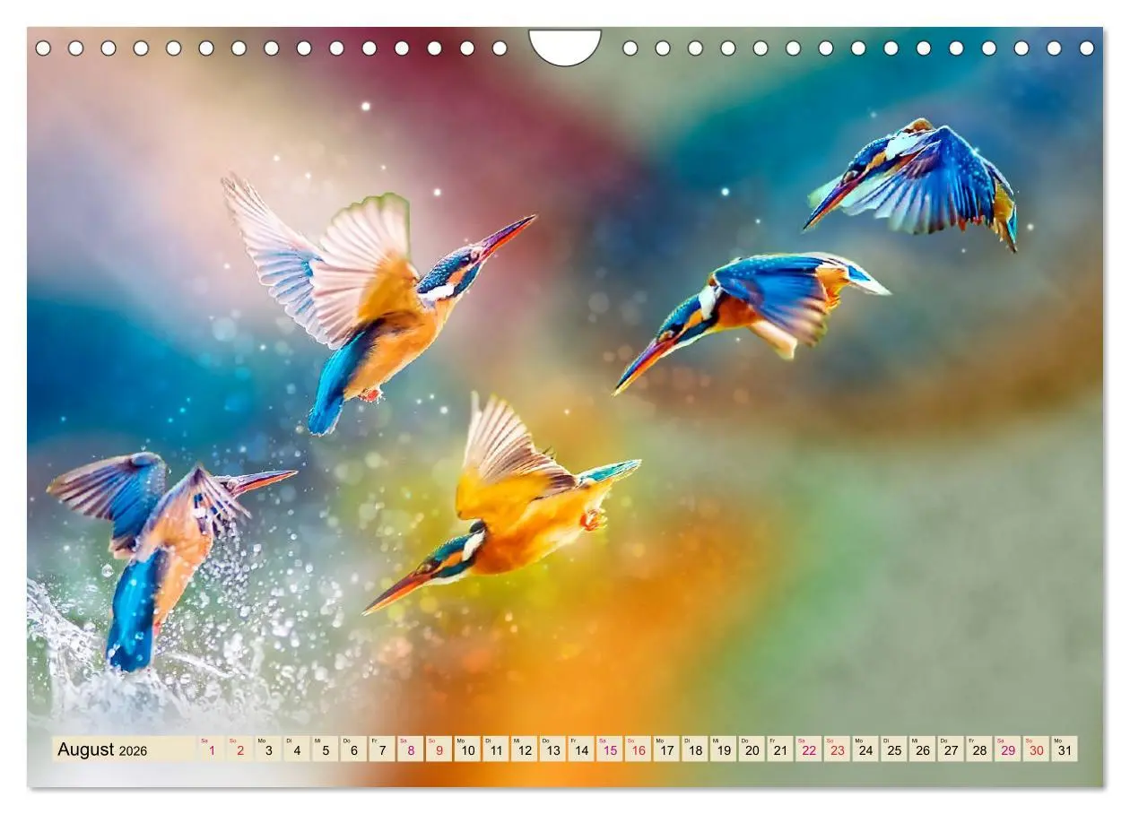 Bild: 9783457837382 | Wunderschöner Eisvogel (Wandkalender 2026 DIN A4 quer), CALVENDO...